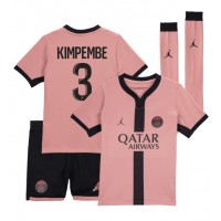 Camisa de time de futebol Paris Saint-Germain Presnel Kimpembe #3 Replicas 3º Equipamento Infantil 2024-25 Manga Curta (+ Calças curtas)